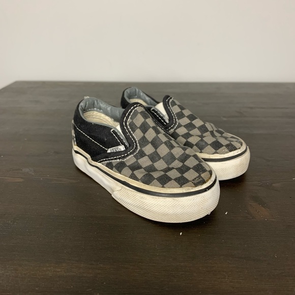 Vans Toddler checked slip on sneakers